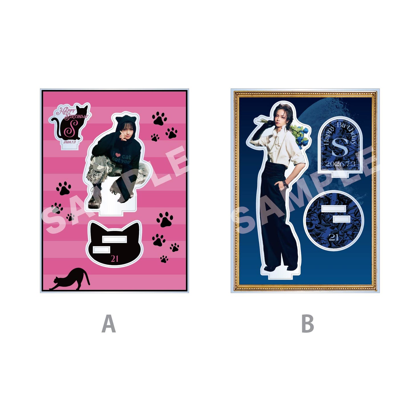 S Birthday Acrylic Stand 2026