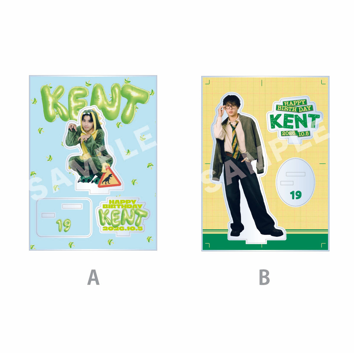 KENT Birthday Acrylic Stand 2026